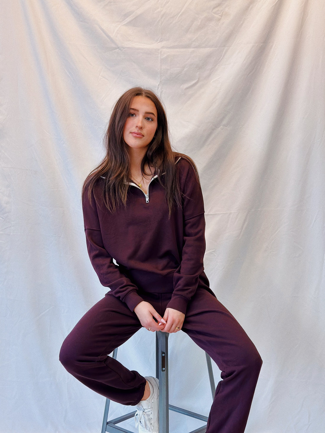 Johnny Easy Sweatpant: Blackberry