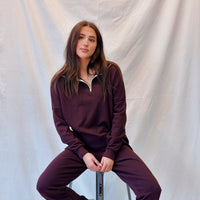 Johnny Easy Sweatpant: Blackberry