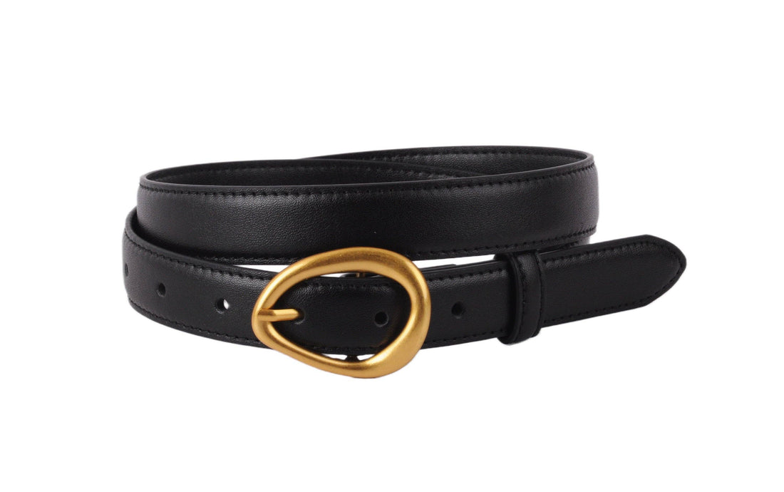 Asymmetrical Buckle Belt