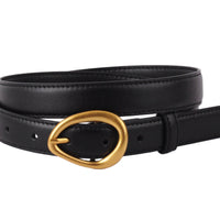 Asymmetrical Buckle Belt