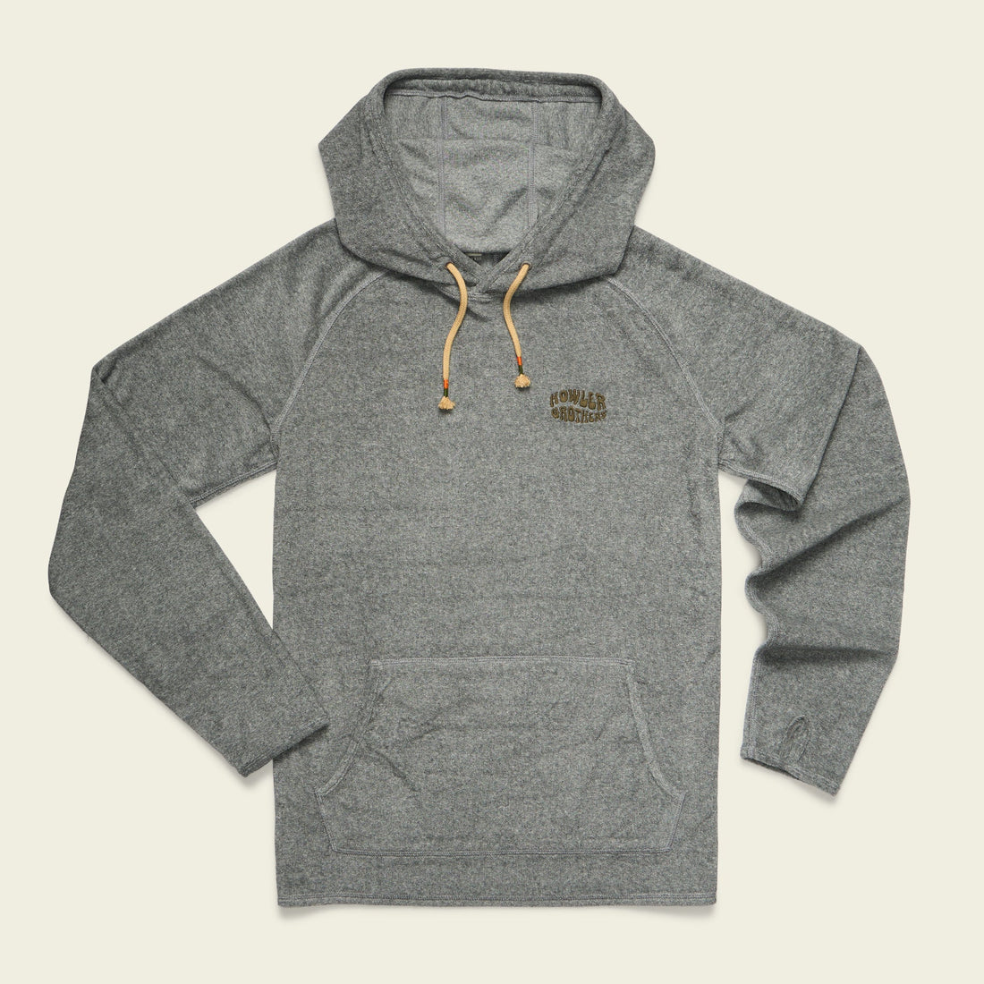 Terrycloth Hoodie: Grey Heather