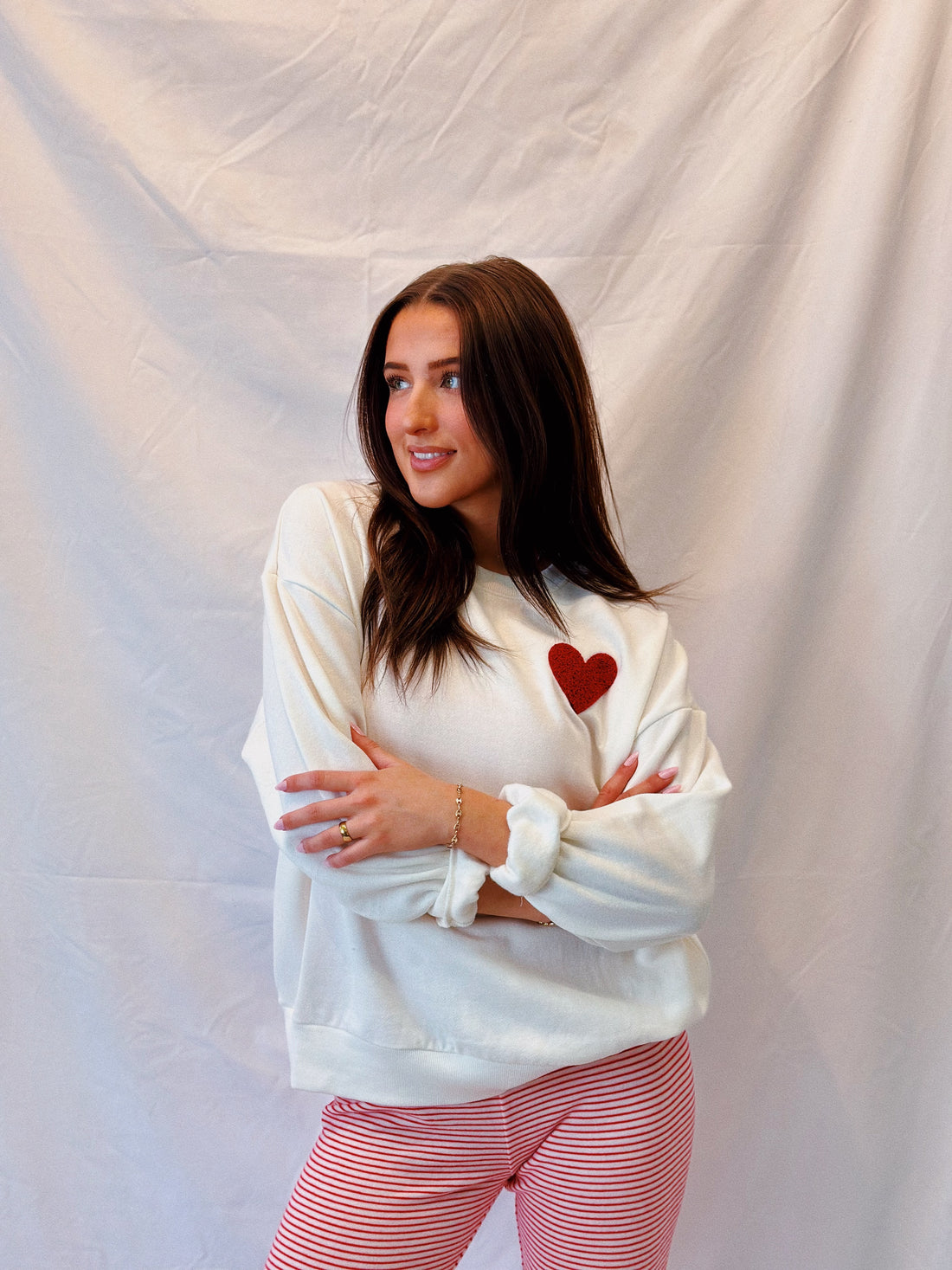 Oversized Heart Sweatshirt