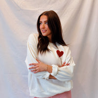 Oversized Heart Sweatshirt