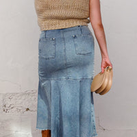 Basque Maxi Skirt