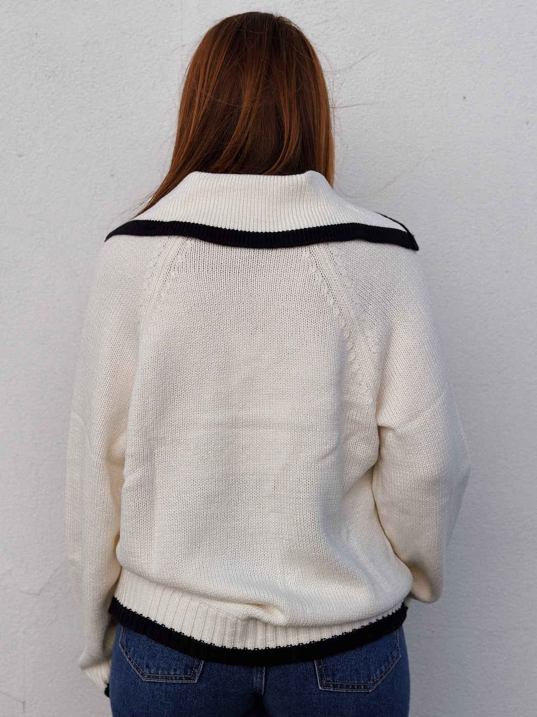 Collar V-Neck Sweater