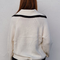 Collar V-Neck Sweater