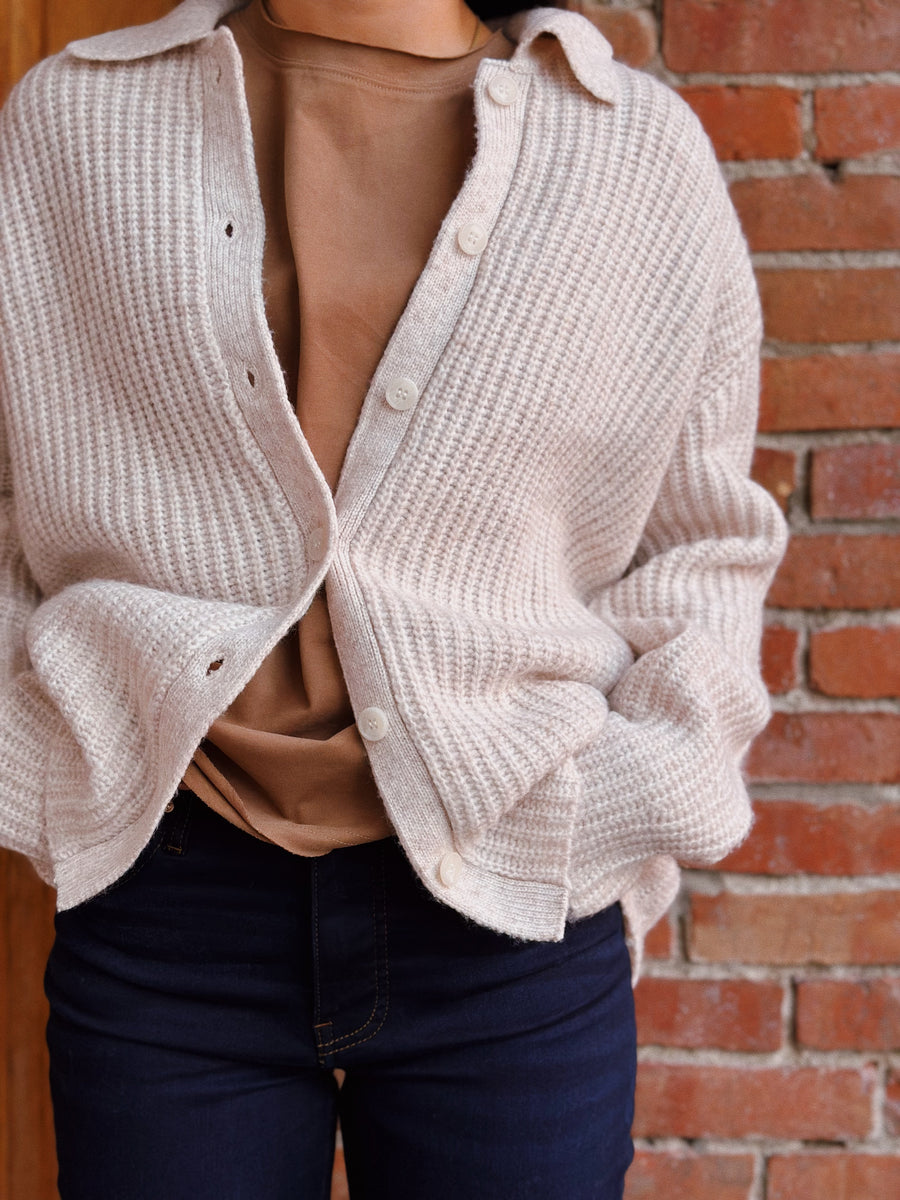 Lennie Button Up Sweater