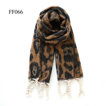 Leopard Brushed Scarf