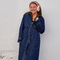 Denim Trench Coat