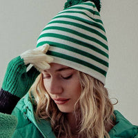 Striped Holiday Beanie