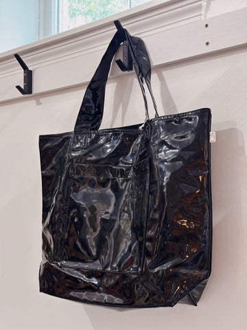 Black Metallic Everything Bag