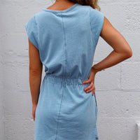 Paxton Knit Denim Dress