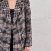 Kingston Relaxed Plaid Blazer