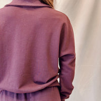 Maren Pullover: Blackberry