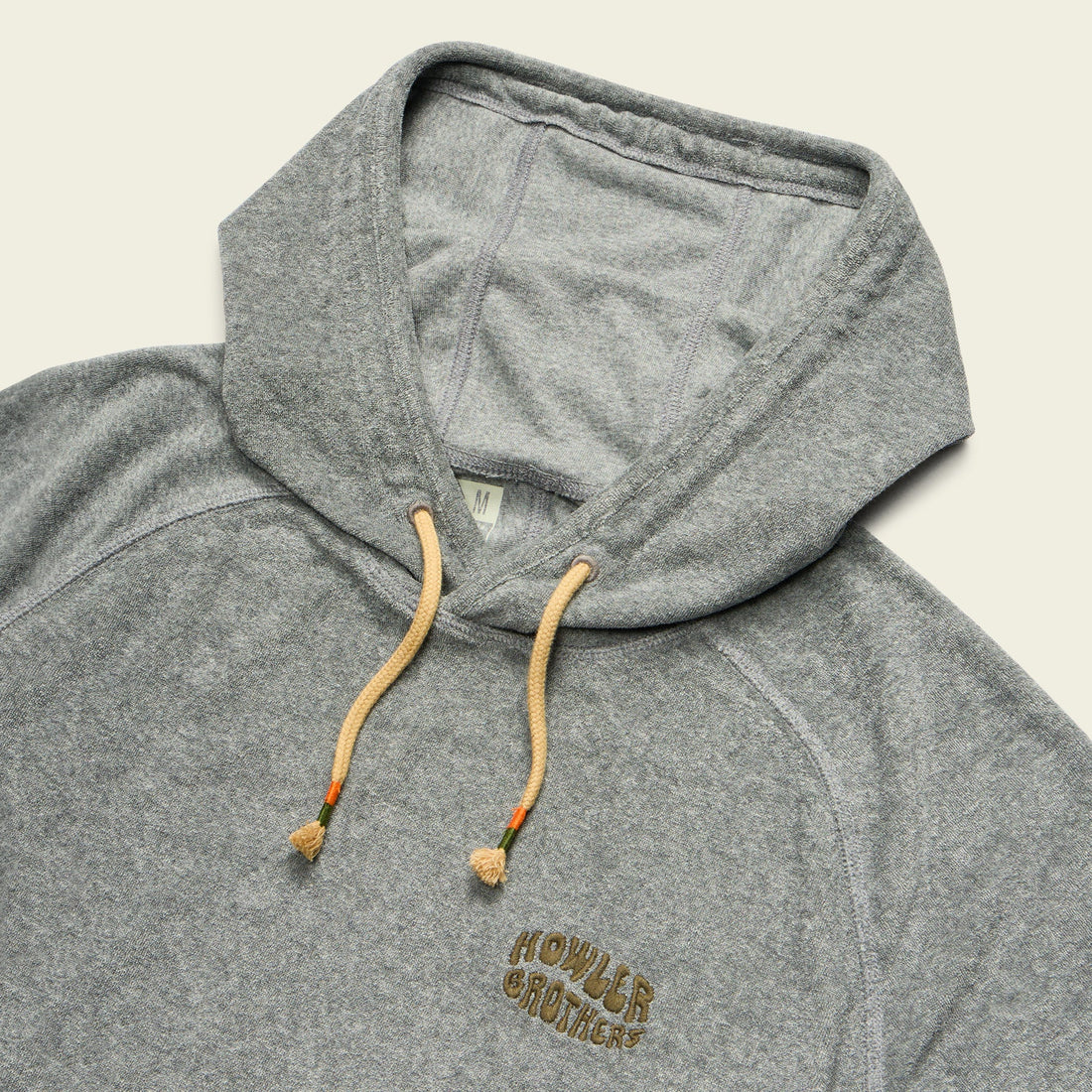 Terrycloth Hoodie: Grey Heather