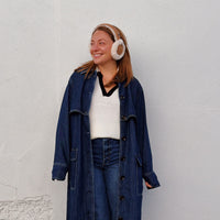 Denim Trench Coat