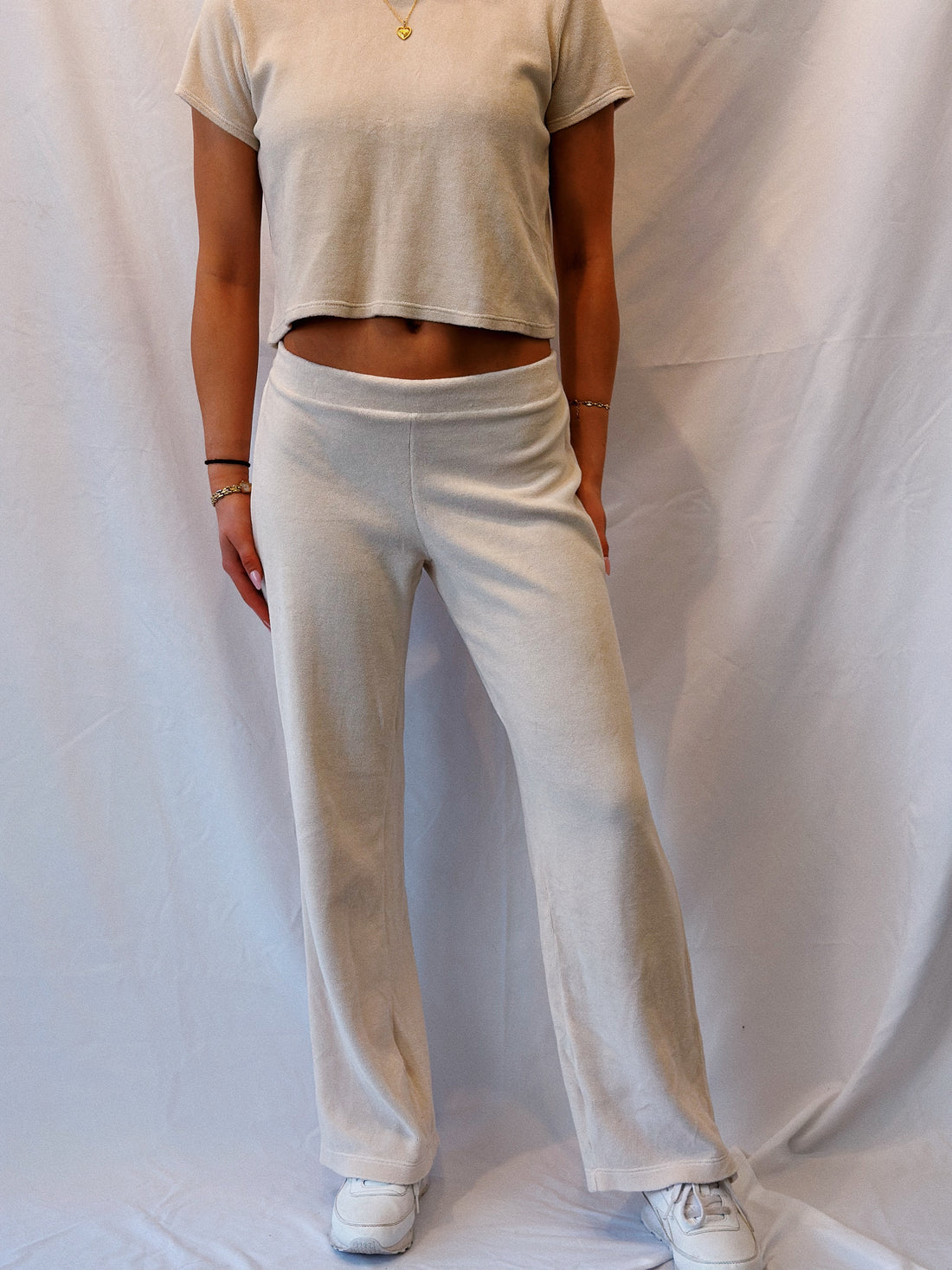 Holly Velour Wide Leg Pant