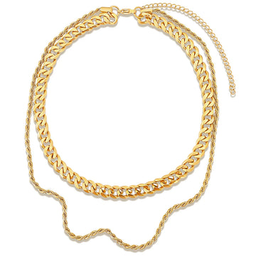 Reece Double Chain Necklace