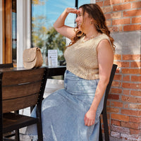 Basque Maxi Skirt