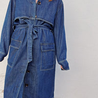 Denim Trench Coat