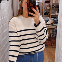 Boyfriend Stripe Sweater