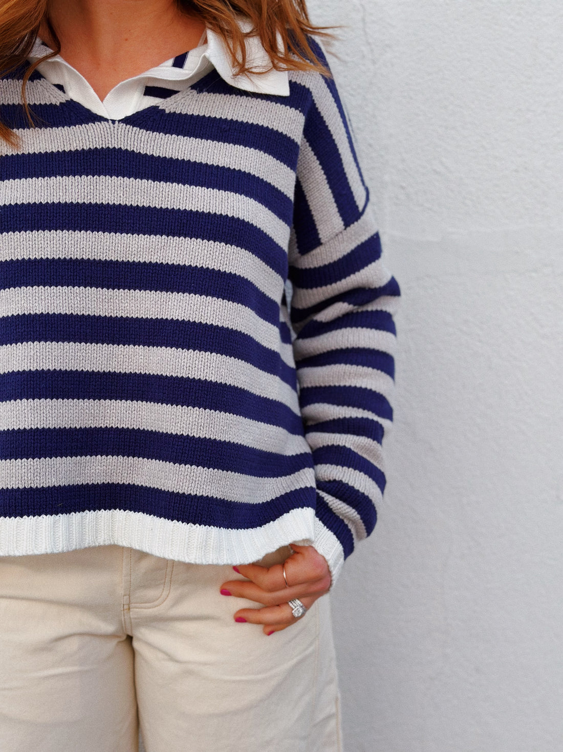 Brielle Striped Sweater