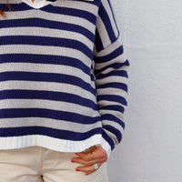 Brielle Striped Sweater