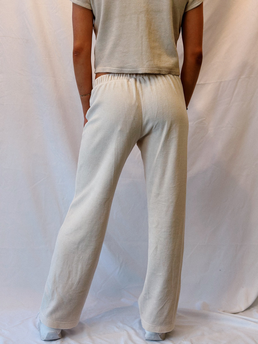 Holly Velour Wide Leg Pant