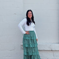 Lace + Rose Maxi Skirt