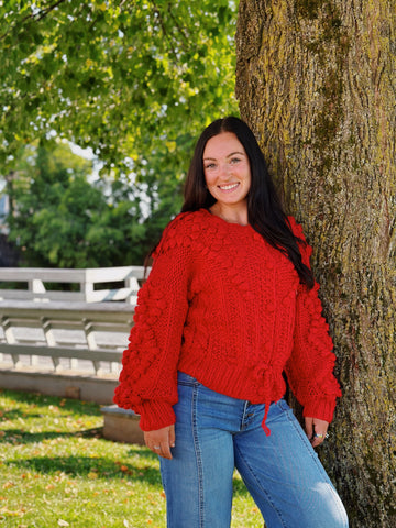 Tufted Dot Cardigan