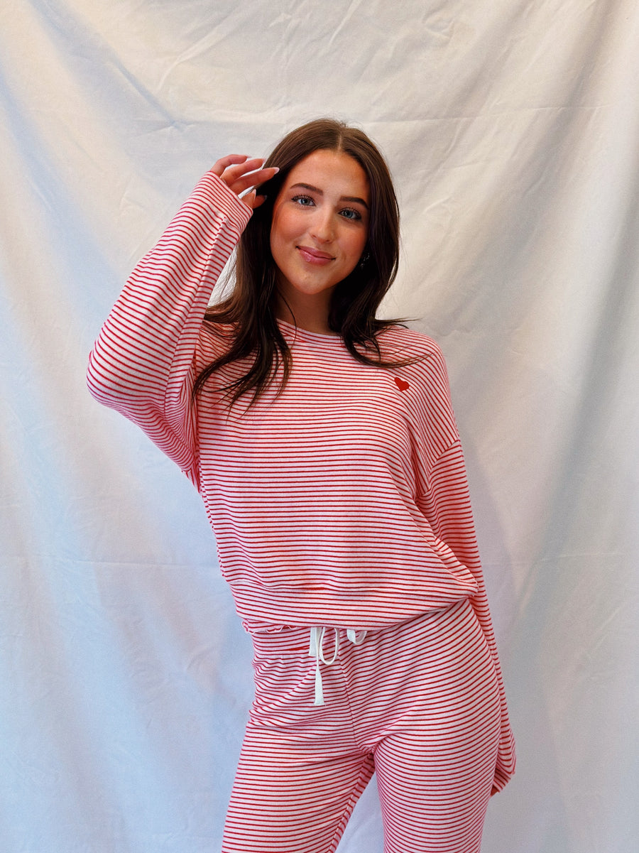 Bisous Stripe Top