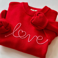 Love Notes Boyfriend Sweater