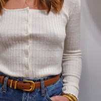 Emelie Button Up Sweater