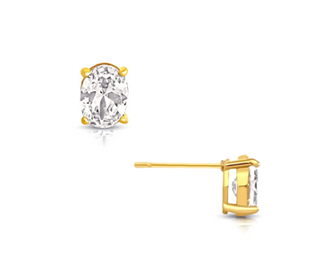 Mylah Oval Stud Earring