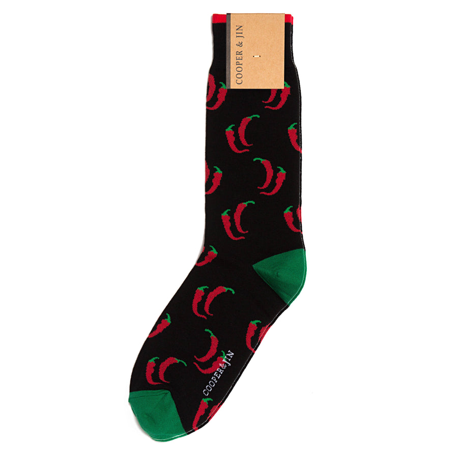 Crew Socks for Men - Lenox Hill Peppers Style