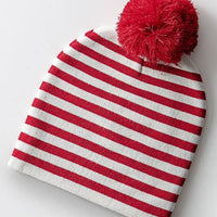 Striped Holiday Beanie