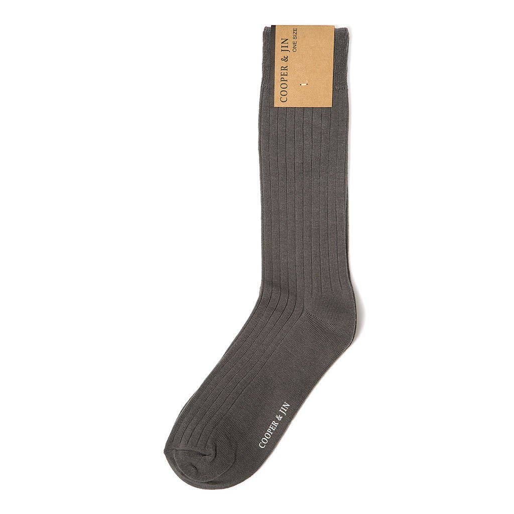 Gray Crew Socks